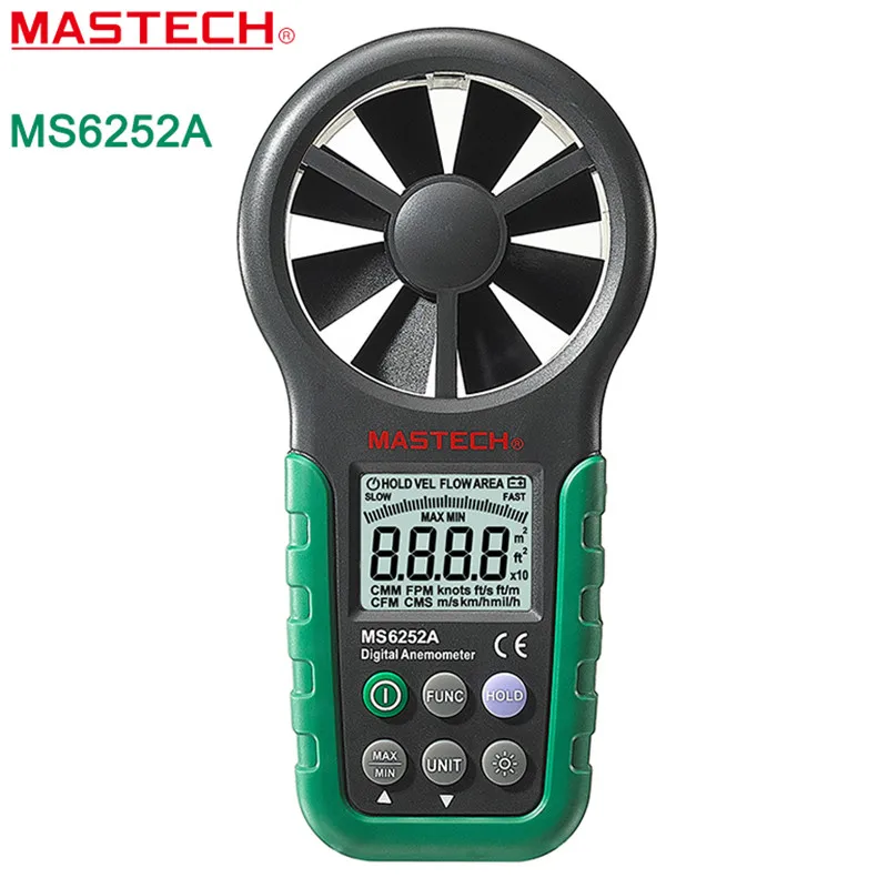 

Digital Anemometer Wind Speed Meter Portable Air Flow Tester 0.4-30m/s Windmeter Hand-held Wind Speed Measuring Instruments