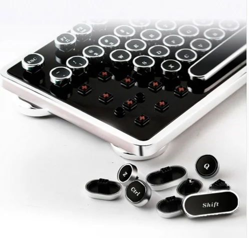 Механическая клавиатура сделай сам в стиле ретро стимпанк пишущая машинка