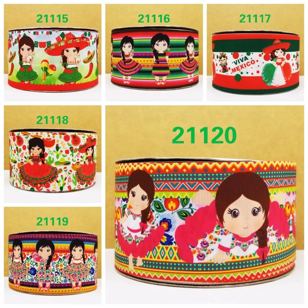 

Free shipping 50 yard cartoon printed grosgrain ribbon 21120