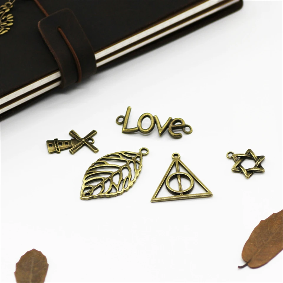 

Retro Traveler Journal Pendant Metal Vintage Decoration For Midori Planner Diary Notebook Accessories
