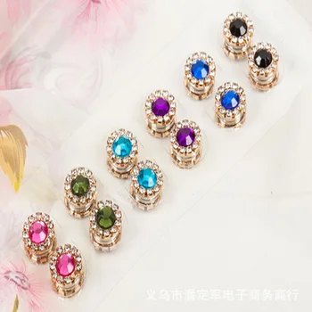 

Classic vintage fix pin flower Elegant strong magnet brooch hijab accessories muslim scarf buckle