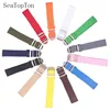 14mm 16mm 18mm 20mm 22mm Solid color Perlon Woven Nylon watchbands bracelet fabric Woven Watch Strap Band Buckle belt black blue ► Photo 1/6