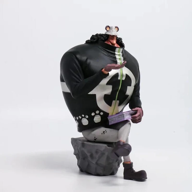 

Anime action One Piece Bartholemew Kuma figure sitting version Seven Warlords of the Sea anime collection toy gift