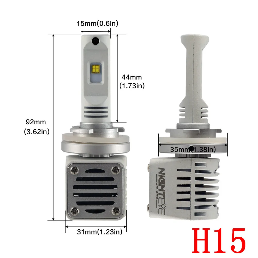 Panlelo 80 w/set 12000lm H15 Авто Фары для автомобиля комплект противотуманных фар Лампа ДРЛ