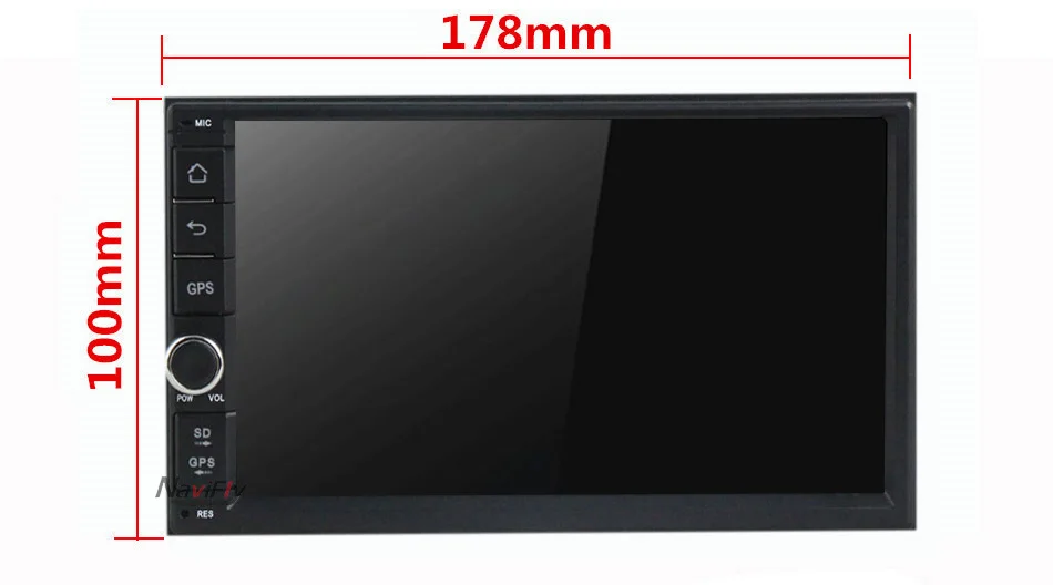 Excellent NaviFly 7" 2 Din Android 7.1 Universal Car Multimedia Player GPS Navigation car Radio player for Nissan Toyota Audio Head Unit 10