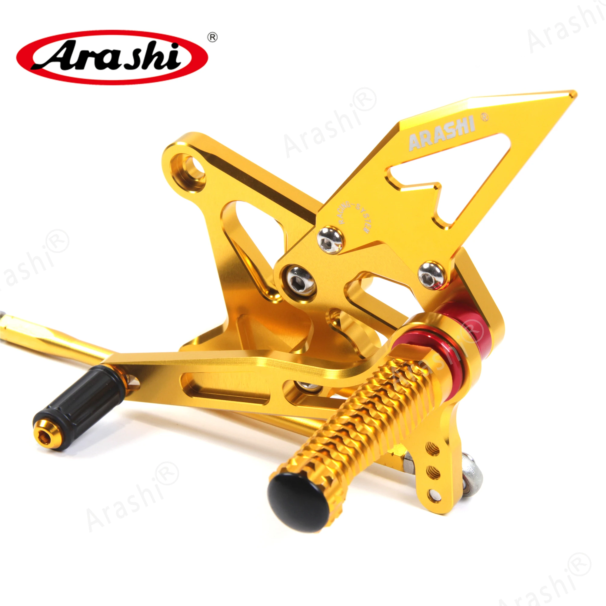 Араши для KAWASAKI ZX6R ZX636 2005 2006 CNC регулируемые Задние подножки ног Rearset NINJA ZX 6R 636