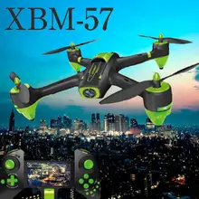 Новые профессии Дрон XBM-57 2,4G 4CH Квадрокоптер с 6 осями Wifi fpv RC Квадрокоптер с режимом headless RC Дрон «НЛО» с 720 P Широкий формат камеры
