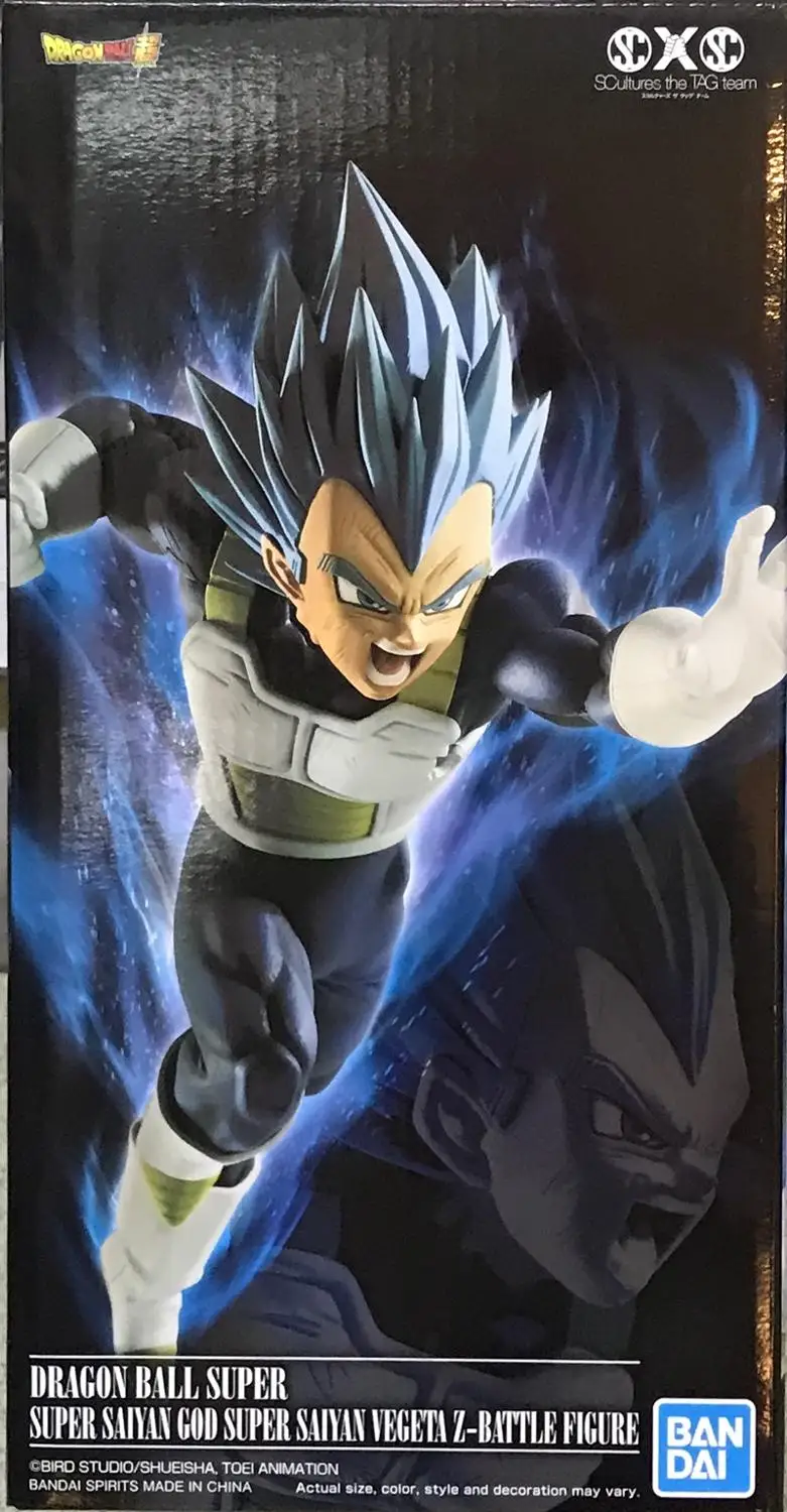

In Stock WSTXBD BANPRESTO Original Dragon Ball Z DBZ Blue Evolved Vegeta Battle PVC Figure Figurals Dolls Brinquedos Overseas