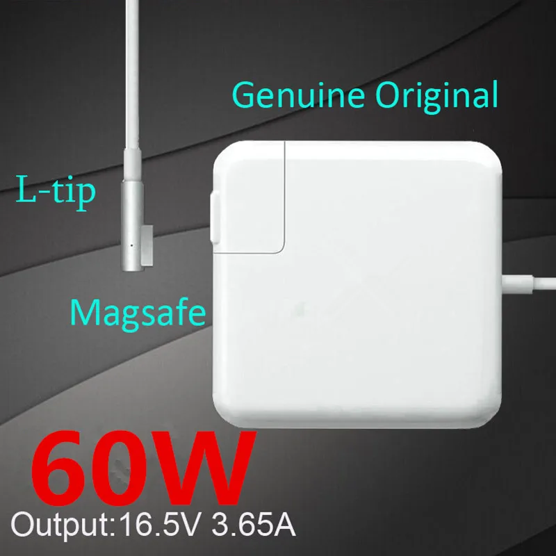 

NEW! With LOGO OEM L-tip 60W Laptop MagSaf* Power Adapter Charger For Apple MacBook Pro 13'' A1181 A1184 A1278 A1330 A1344