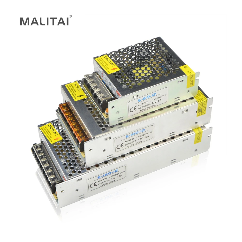 Mini AC 110/220V To DC 12V 5A /8.5A/10A/15A/20A/30A LED Switching Power Supply Mini AC 110/220V To DC 12V 5A /8.5A/10A/15A/20A/30A LED Switching Power Supply