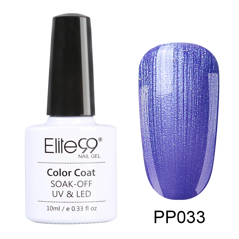 Elite99 фиолетовый цвет 10 мл Гель-лак замачиваемый УФ Гель-лак для ногтей для маникюра долговечный Гель-лак для ногтей - Цвет: PP033