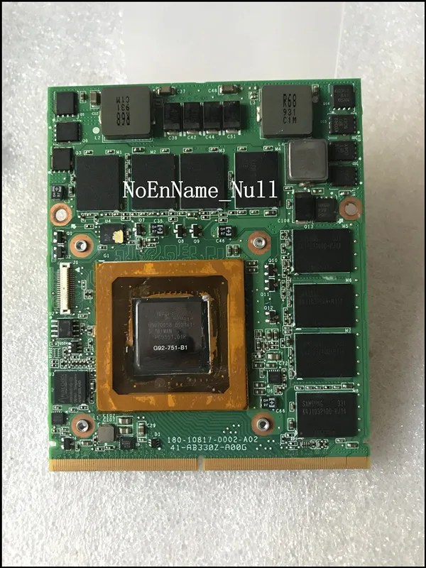 

GTX 260M GTX260M Video Vga Graphic Card For Dell Alienware M17X M15X Notebook PC DDR3 1GB MXM test 100%