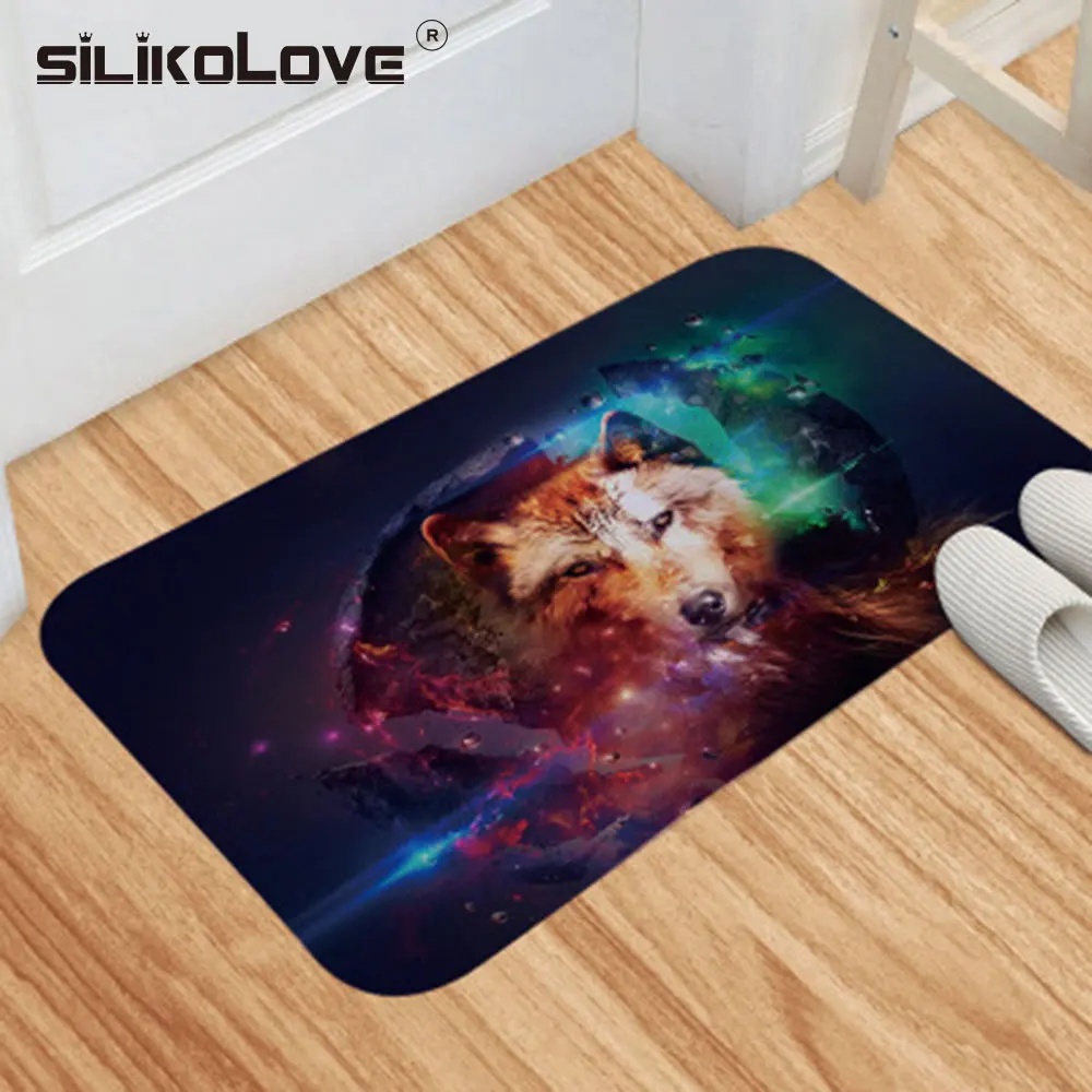 SILIKOLOVE 40*60 см нескользящий коврик для ванной с изображением животных собак кошек