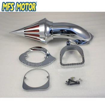 

Motorcycle Chrome Air Cleaner Kits Spike Filter for Honda 1998 & up Shadow Spirit ACE 750