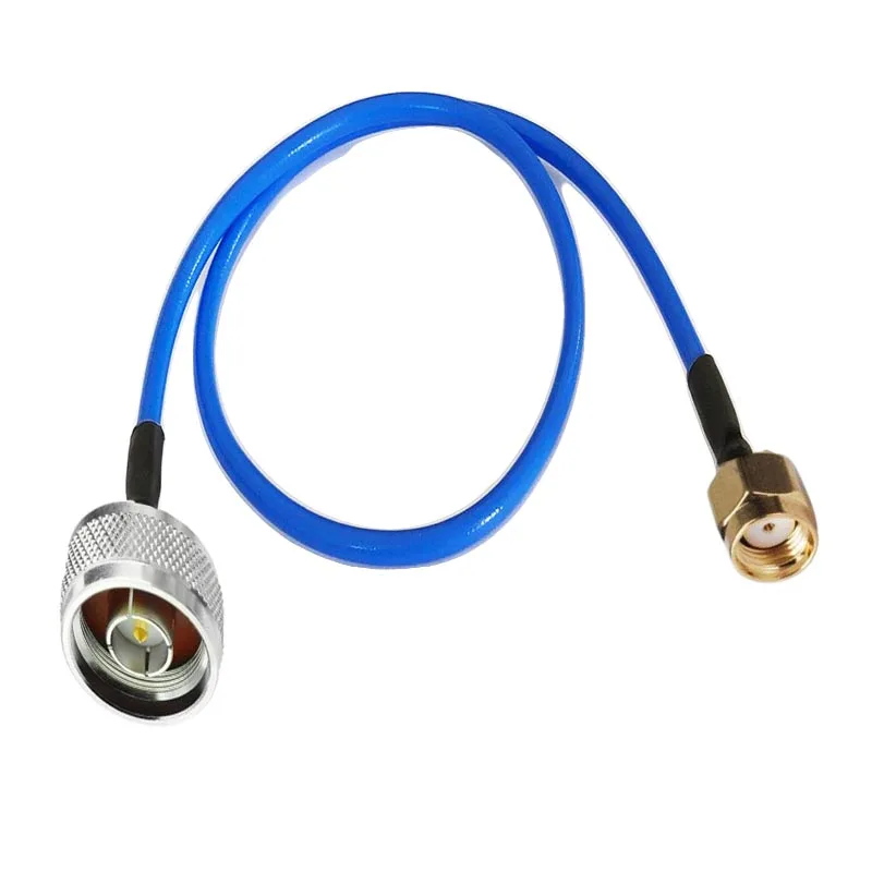 50ohm Areyourshop 10Pcs SMA Male to SMA Male RF Extension Coaxial Pigtail Semi-Rigid Cable RG402 50cm