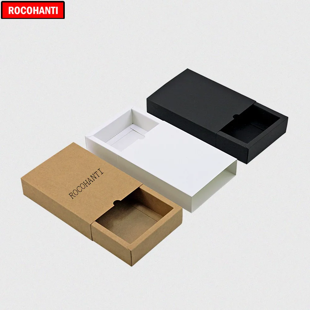 

50X Custom Order Accept Corugated Cardboard Craft Paper Packaging Box Drawer Apparel Use Gift Box