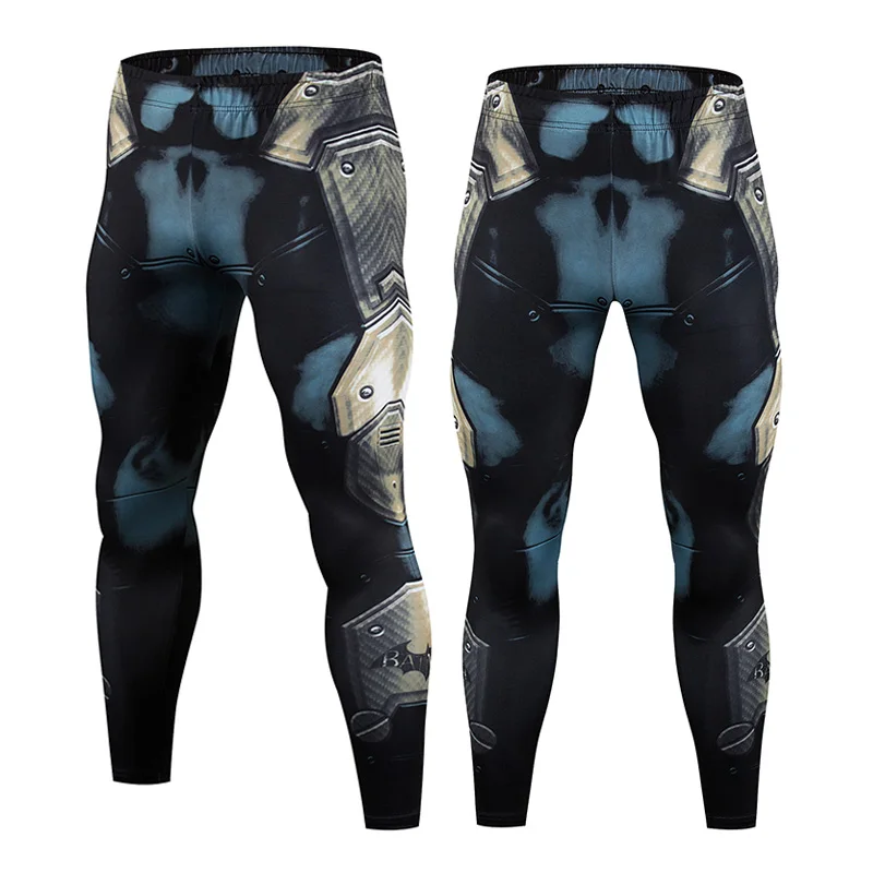 

Marvel Batman Fitness Men Running Tights Pants Bodybuilding Jogger Sports Leggings Athleisure Sportswear Elastic Cycling Pant