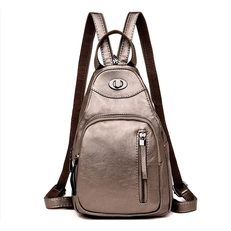 Женские рюкзаки, кожаный винтажный рюкзак для колледжа, школьные сумки для девочек-подростков, роскошные многофункциональные дорожные сумки через плечо
