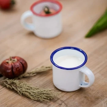 

Enamel mini jam cup cream cups seasoning cup small glass sauce cups