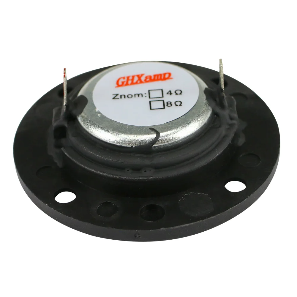 GHXAMP 2 Inch Tweeter Speaker 4ohm 12W Dome Titanium film NeodymiumTreble loudspeaker For Desktop Home Theater Speaker DIY 2pcs GHXAMP 2 Inch Tweeter Speaker 4ohm 12W Dome Titanium film NeodymiumTreble loudspeaker For Desktop Home Theater Speaker DIY 2pcs