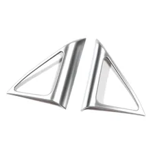 Для Audi Q3 2012 2013 2014 2015 2016 2017 ABS Матовый Интерьер Высокой Динамик Рамка крышка планки 2 шт. стайлинга автомобилей аксессуары!