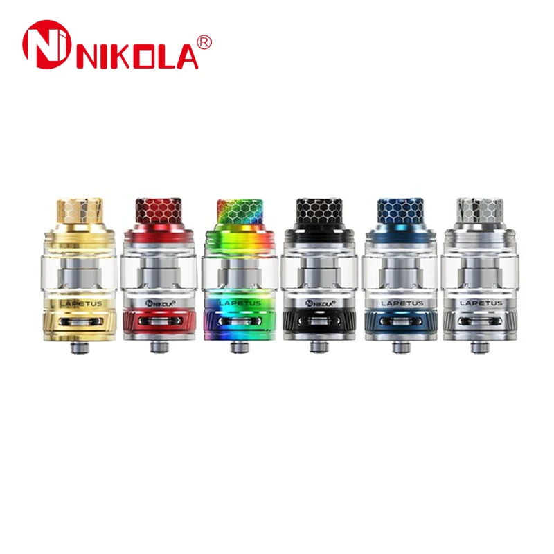 

Clearance Nikola Lapetus Sub Ohm Tank 4.5ML/6ML Capacity E cigs With 0.18ohm Mesh Coil Vape VS Tank SMOK TFV12 atomizer