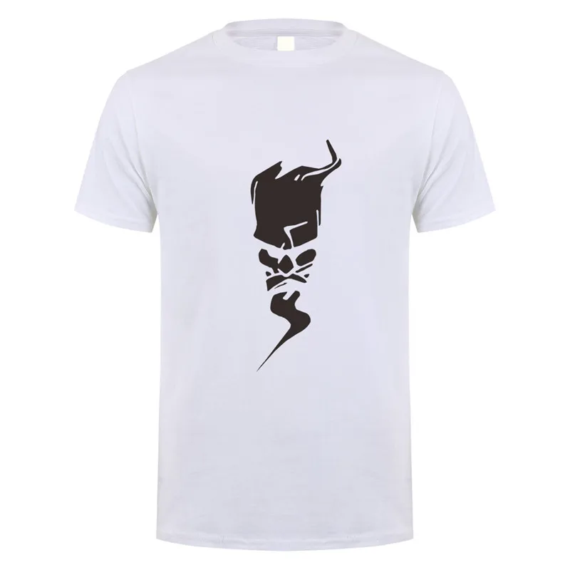 Волшебник Thunderdome футболка футболки мужские новые летние модные с коротким рукавом Хлопок o-образным вырезом Футболка DS-030 - Цвет: White