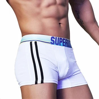 

4pcs/lot Male Panties Cotton Men's Underwear Big Boxers Solid Breathable Classic Comfortable Boxer Shorts U convex Underpants