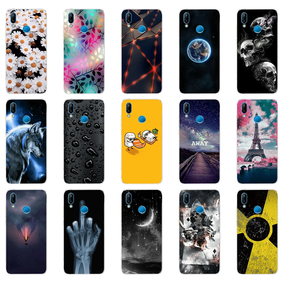 

K silicone case for huawei Nova 3 3i case soft TPU Back phone cover for Nova3 nova3i INE-LX2 INE-LX9 funda cover Coque bumper