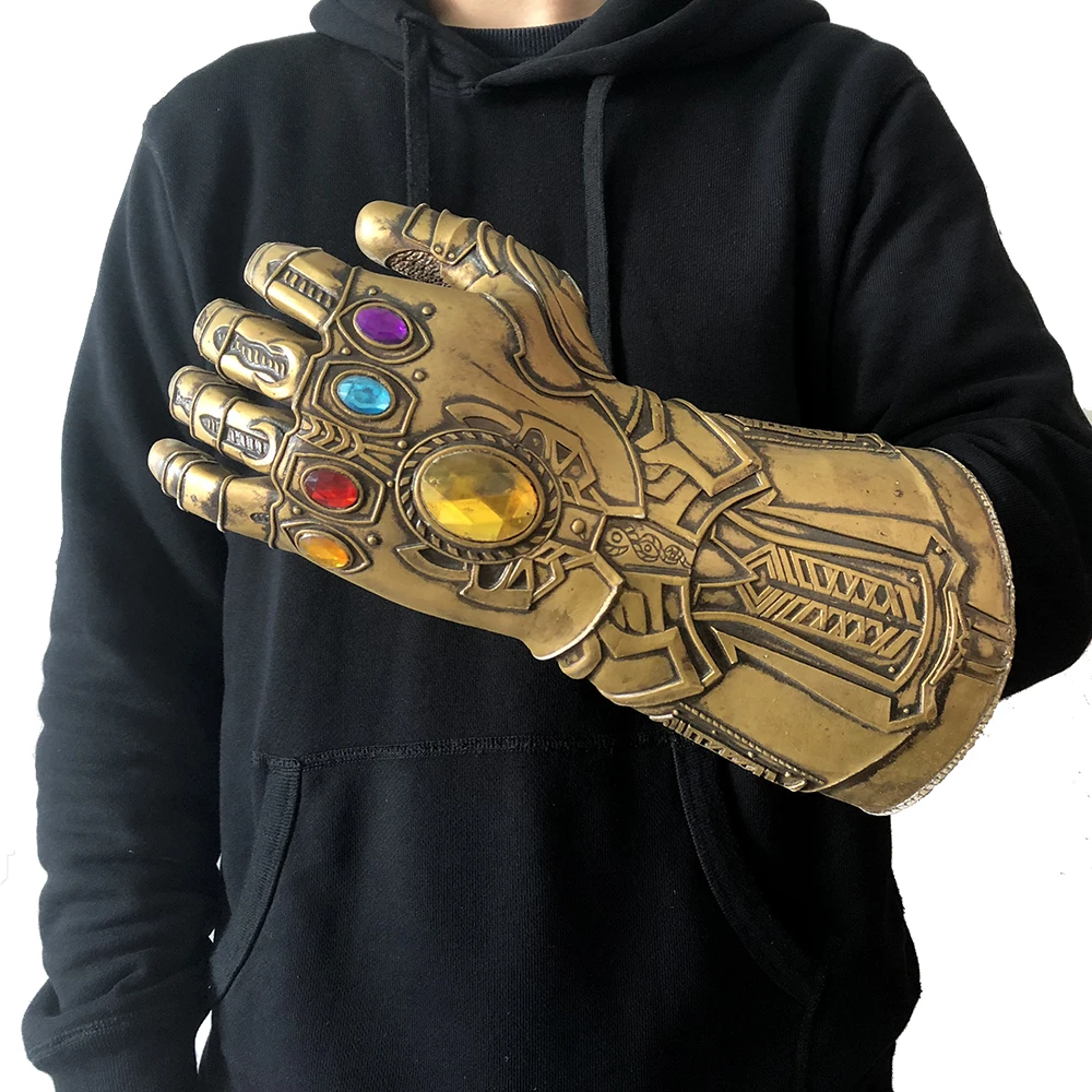 Infinity Gauntlet Gloves Cosplay Avengers Infinity War Thanos Gloves Mask Latex Handwear Deluxe Gloves Paty Carnival Props Infinity Gauntlet Gloves Cosplay Avengers Infinity War Thanos Gloves Mask Latex Handwear Deluxe Gloves Paty Carnival Props