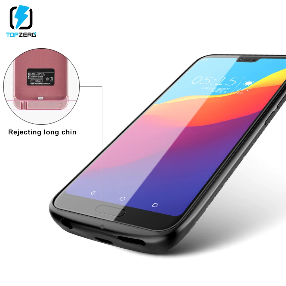 Topzero Сверхлегкий чехол для зарядного устройства Honor 8 9 10 портативный
