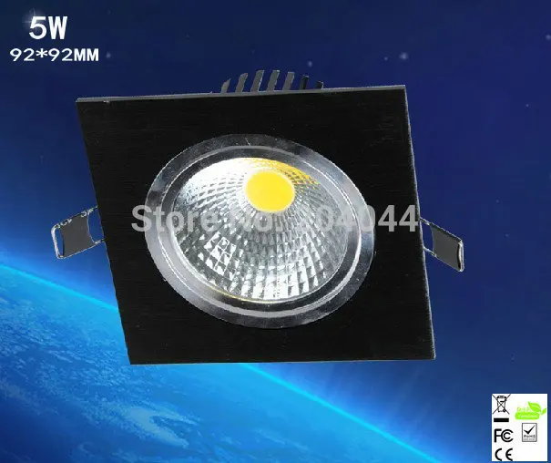 

2018 Real Ceiling Lamp 20pcs/lot Square Led Cob Downlight With Epistar Power Led, 500lm, Ip20, Oem Orders Are Welcome, Ce, Rohs