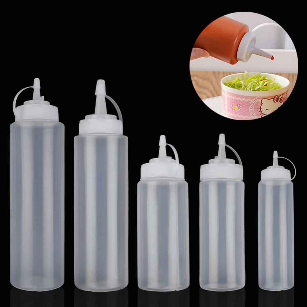 Kitchen, Dining & Bar Clear Ketchup Squeeze Plastic Dispenser 832oz Condiment Mustard Sauce