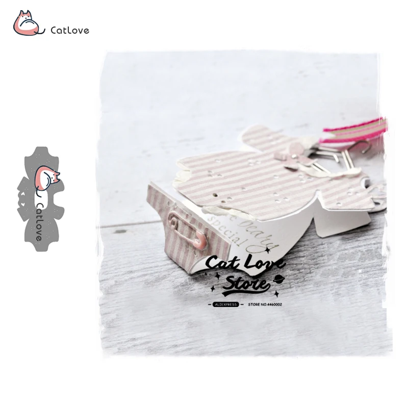 

Baby Clothes Metal Cutting Dies Stencils For DIY Scrapbooking Paper Card Decorative Craft Dies Embossing Die Cuts New 2019