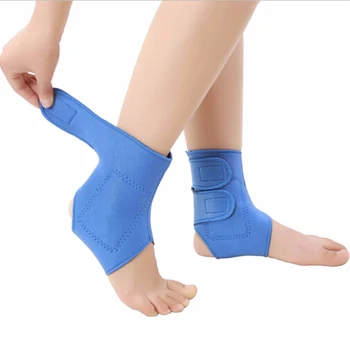 Professionele Stretch Toermalijn Zelfopwarming Enkelbrace Voetbal Basketbal Taekwondo Badminton Veiligheid Sport Enkel Protector