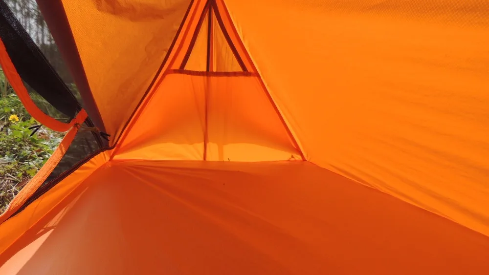 480 г Сверхлегкий походный тент для 1 одного человека, 20D нейлоновое силиконовое покрытие, бесшумные палатки barraca de acampamento carpa