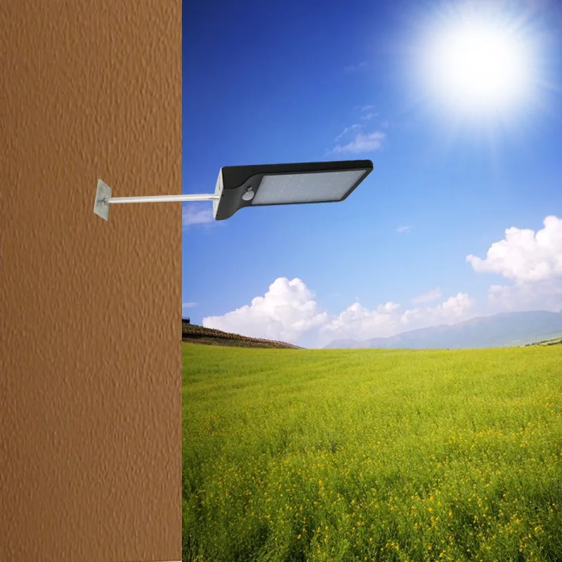 

Outdoor Solar light Bulb 36 LED Solar Rechargeable Wall lights Waterproof Garden lamp Decoration PIR Motion Sensor Street lamp