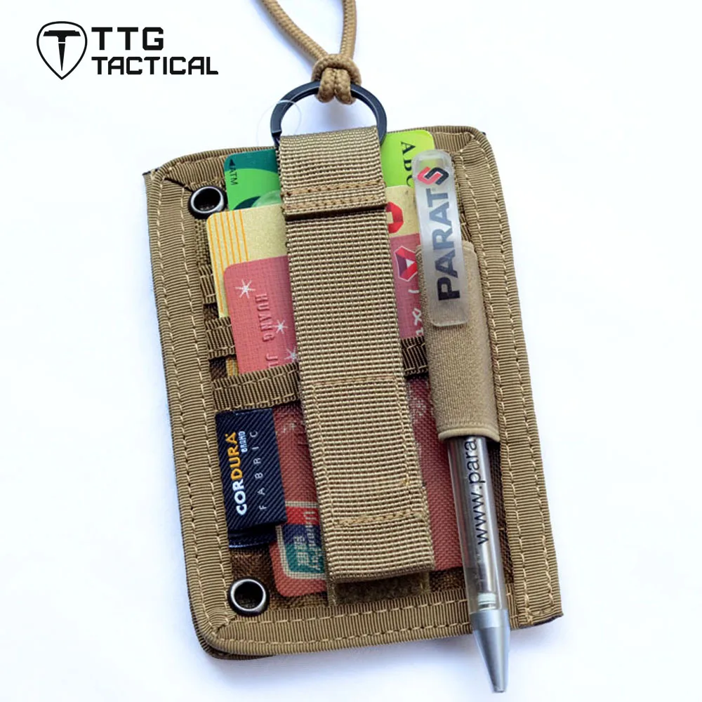 TTGTACTICAL Военный Тактический Патч ID держатель для карт значок на шею ручки шнурок с
