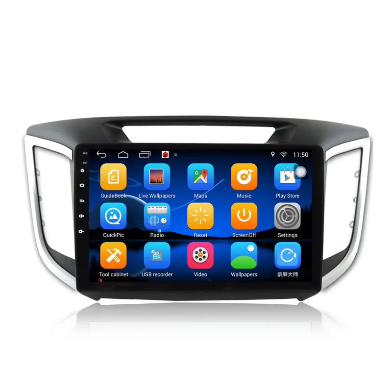 2DIN автомобильный android dvd для HYUNDAI IX25 CRETA gps навигационная система стерео Bluetooth Авто