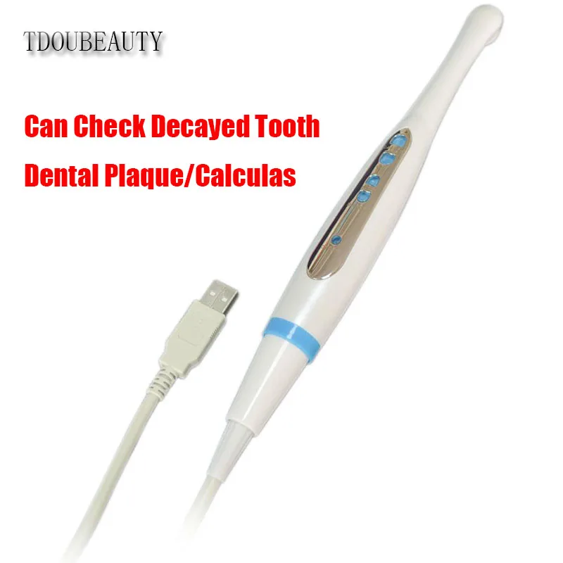 US $253.69 TDOUBEAUTY NEWEST 1080P Resolution USB Dental Intraoral Camera With Blue And White LED Free Shipping