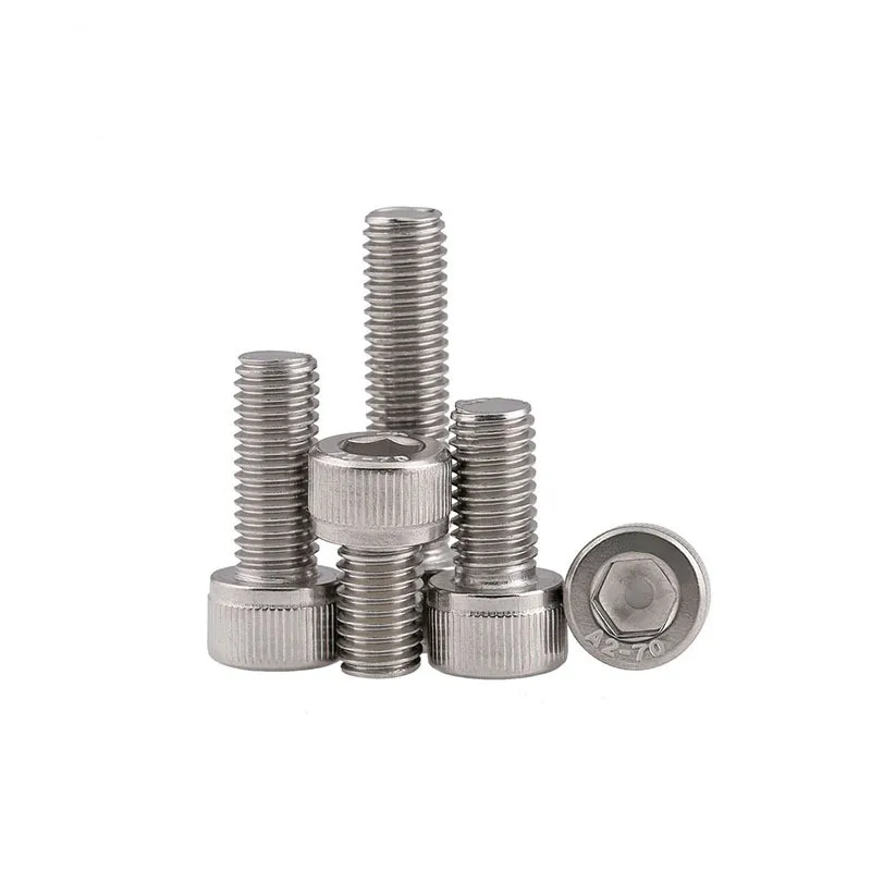 

25Pcs M2 M2.5 M3 M4 304 Stainless Steel Hexagon Socket Head Cap Screws Hex Socket Screw Metric Bike Screw