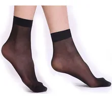 10 пара женских носков, Элегантные ультратонкие эластичные шелковистые носки для девочек, короткие шелковые дышащие летние носки для повседневной жизни