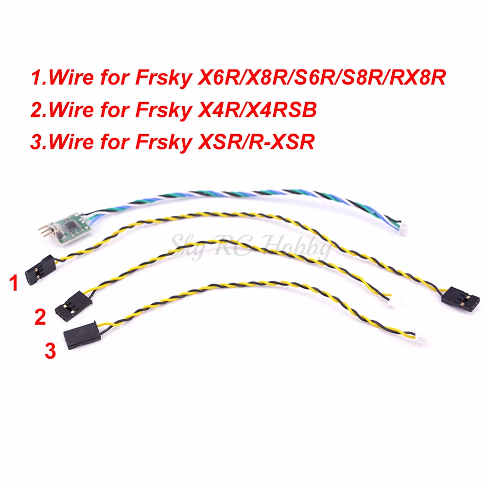 

Telemetry Converter Cable Pixhawk to Horus X10S X12S Taranis X9DP QX7/X7S Smart Port receiver X6R X8R X4RSB XSR R-XSR for Frsky