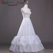 Дешевая Нижняя юбка, свадебные аксессуары 2 обруч, кринолин Свадебный подъюбник, белый 2 два листа лотоса край