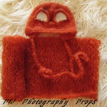 Винтажный комплект для новорожденных малышей звериный чепчик и накидка, комплект для маленьких девочек и мальчиков, детская шапочка, пеленка-кокон