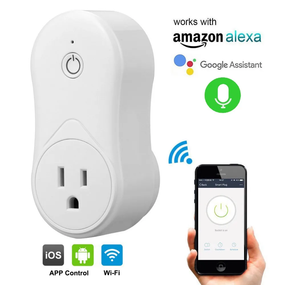 Wifi Smart Plug US Socket Smart Home Automation Programmable Timer