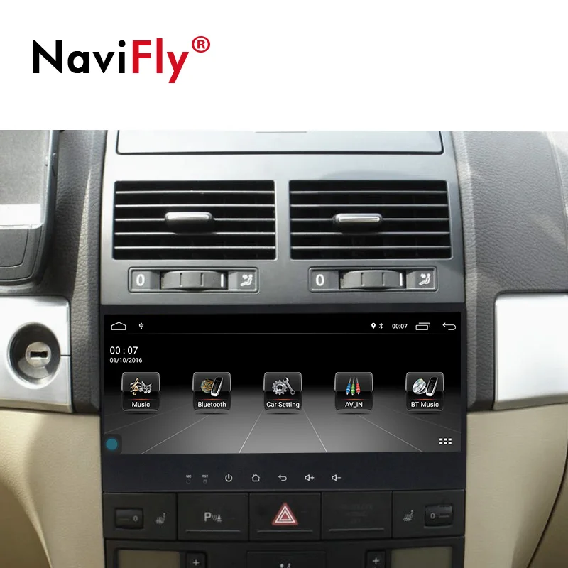 Sale NaviFly 8.8 inch 2G+32G Android 9.1 Car multimedia player for VW/Volkswagen/Touareg 2004-2011 Canbus Wifi FM Radio USB DVR GPS 5