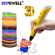 Myriwell Lapiz 3d Magic Pen for Kids Christmas Birthday Gifts Best Smart 3d Drawing Pen 3d Printer Pen with ABS PLA Filaments цена Myriwell Lapiz 3d Magic Pen for Kids Christmas Birthday Gifts Best Smart 3d Drawing Pen 3d Printer Pen with ABS PLA Filaments цены онлайн