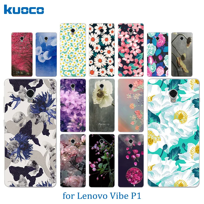 Чехол для телефона Lenovo Vibe P1 Новый Идеальный дизайн цветочный узор p1 мягкий