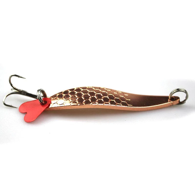 

1PCS 10cm 17g Spoon Fishing Lure Metal Jigging Lure Baits Hard Fishing Tackle Crankbait Jig Swimbait 3 Colors Optional